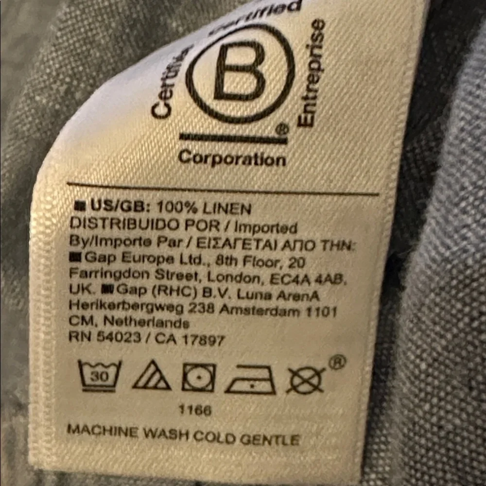 Athleta Retreat Wide Leg Pant Chambray Blue Size 22 NWT - Picture 6 of 6